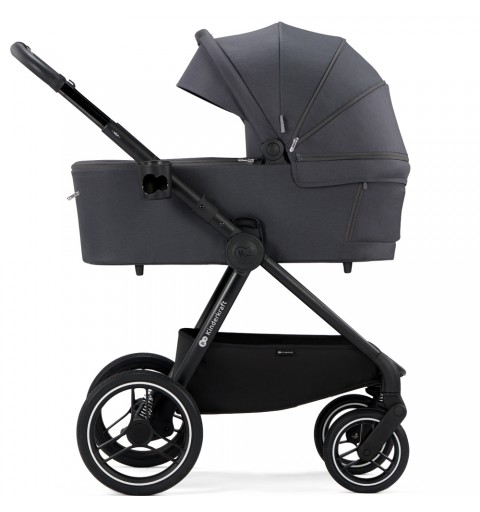 Kinderkraft Nea - wózek wielofunkcyjny, zestaw 4w1 z fotelikiem I-Care | Deep Grey